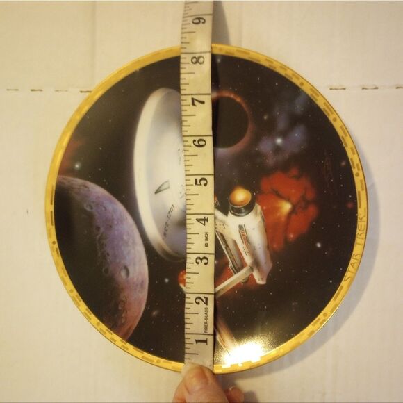 Star Treck Voyagers Collection Plates #3015P And 01438 - Picture 6 of 9